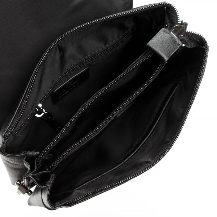 Чоловіча шкіряна сумка через плече BRETTON 5427-4 black купити недорого в Ти Купи