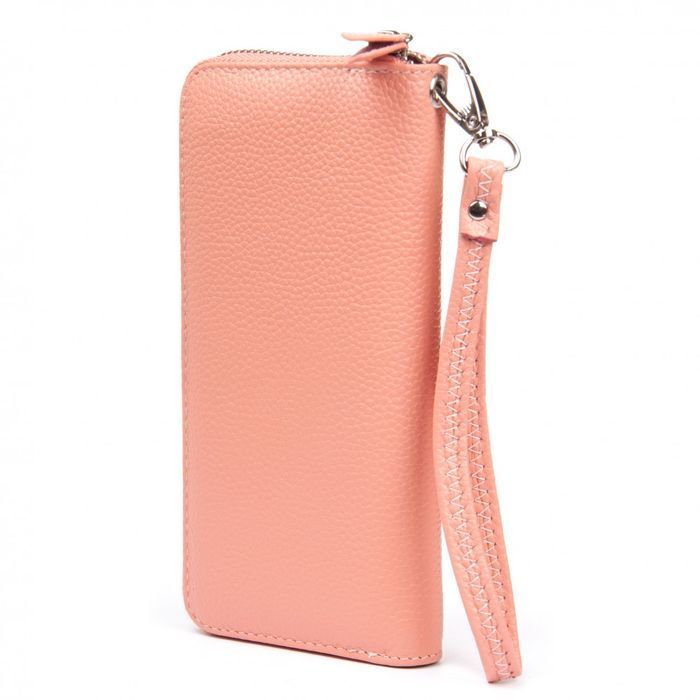 Шкіряний жіночий гаманець Classik DR. BOND W38 pink purple купити недорого в Ти Купи