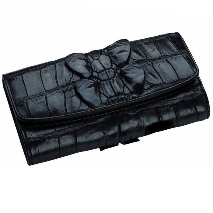 Жіночий гаманець зі шкіри крокодила Ekzotic Leather cw18 купити недорого в Ти Купи