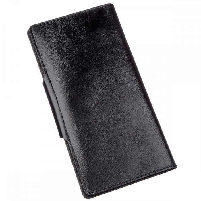 Чоловічий гаманець зі шкіри Алькор SHVIGEL 16173 Чорний купити недорого в Ти Купи