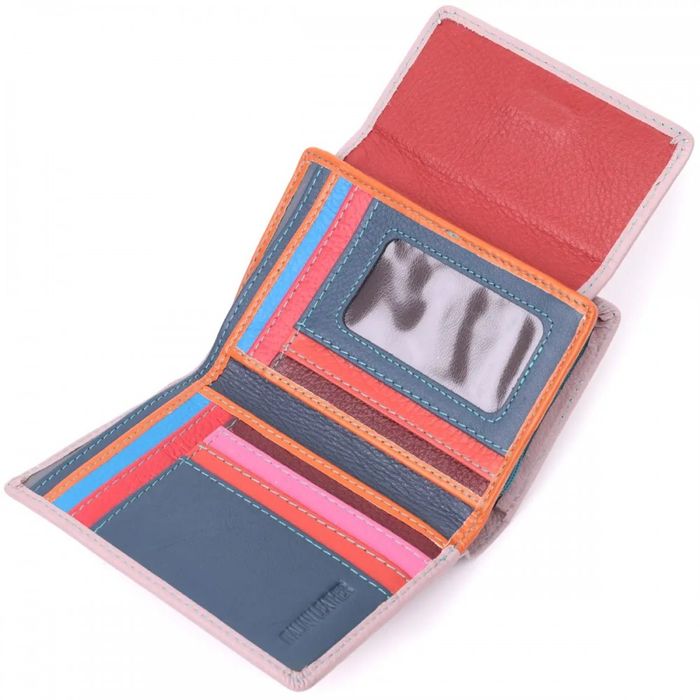 Женский комбинированный кожаный кошелек ST Leather 22502 купить недорого в Ты Купи