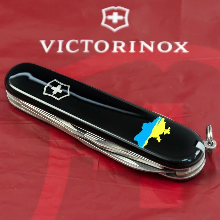 Складной нож Victorinox SPARTAN UKRAINE Карта Украины сине-желт. 1.3603.3_T1166u купить недорого в Ты Купи