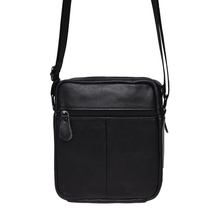 Чоловічі шкіряні сумки Borsa Leather K11169a-black купити недорого в Ти Купи