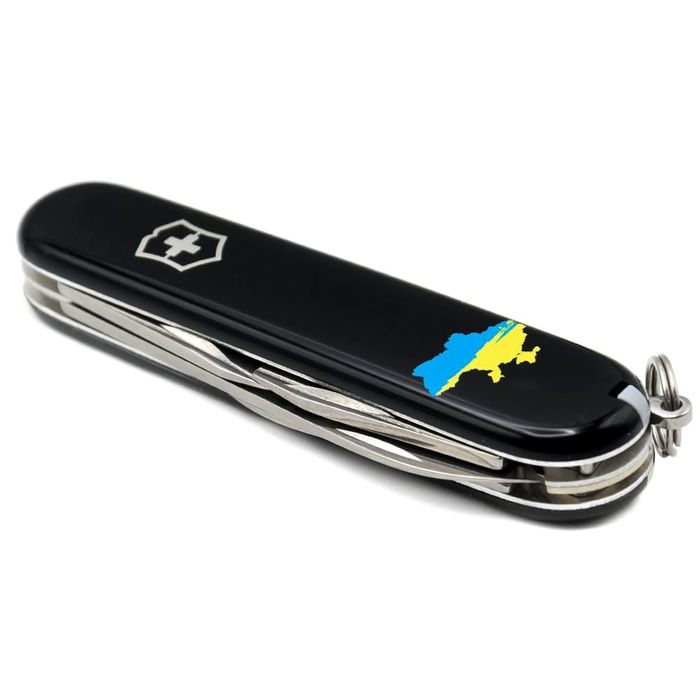 Складной нож Victorinox SPARTAN UKRAINE Карта Украины сине-желт. 1.3603.3_T1166u купить недорого в Ты Купи