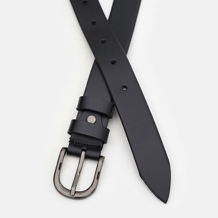 Женский кожаный ремень Borsa Leather 100v1genw26-black купить недорого в Ты Купи
