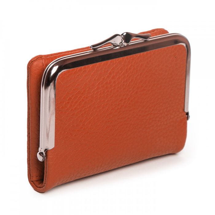 Женский кожаный кошелек Classik DR. BOND WN-23-14 orange купить недорого в Ты Купи