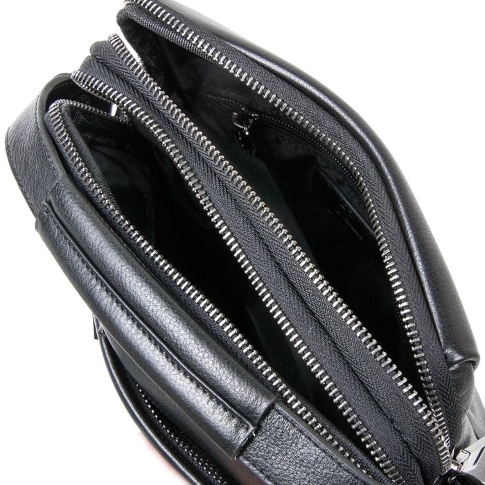 Чоловіча шкіряна сумка BRETTON BE N3691-4 black купити недорого в Ти Купи
