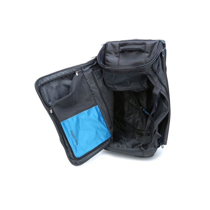 Дорожня сіра сумка на 2 колесах Travelite Crosslite TL089501-04 розмір L купити недорого в Ти Купи