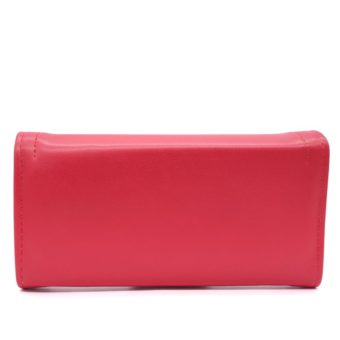 Жіночий червоний гаманець з екошкіри FM-0213r купити недорого в Ти Купи