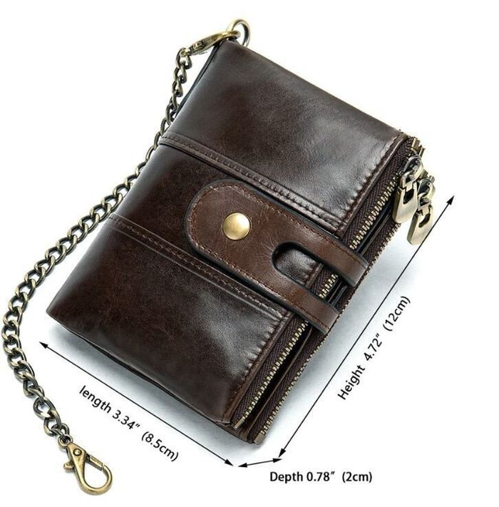 Шкіряний гаманець Vintage 14682 Темно-коричневий купити недорого в Ти Купи
