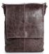 Мужская кожаная серо-коричневая сумка SHVIGEL 00796