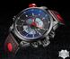 Чоловічий спортивний годинник Weide Premium Red (+1299)