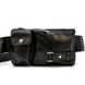 Кожаная мужская черная сумка на пояс TARWA ga-8135-3 md