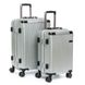 Комплект чемоданов 2/1 ABS-пластик PODIUM 04 silver замок 31490