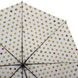 Полуавтоматический женский зонтик HAPPY RAIN белый со смайликами
