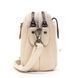 Женский молодежный кожаный клатч ALEX RAI 88085 white