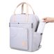 Сумка-рюкзак для мамы серая MOMMORE (0090210A022)