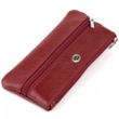 Жіноча шкіряна ключниця-гаманець ST Leather 19352 Бордова купити недорого в Ти Купи