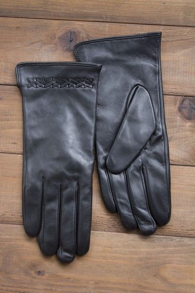 Женские сенсорные кожаные перчатки Shust Gloves 942s1 купить недорого в Ты Купи