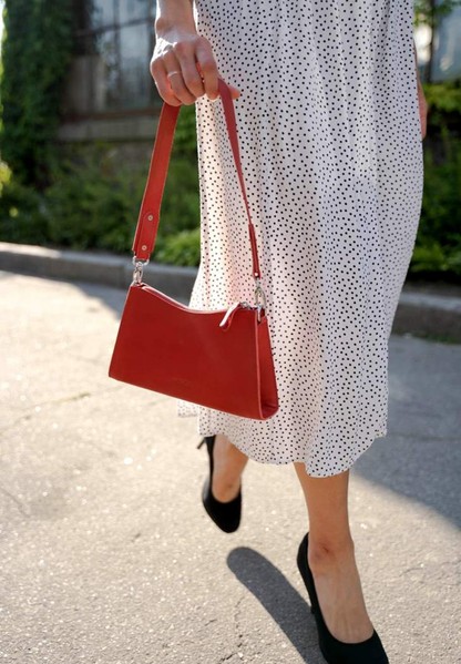 Жіноча шкіряна сумка Sally Red Tw-Sally-Red купити недорого в Ти Купи