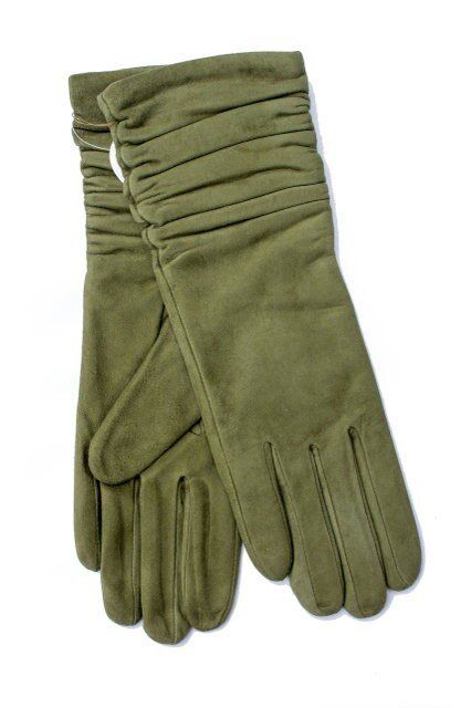 Женские замшевые перчатки Shust Gloves 796 M купить недорого в Ты Купи