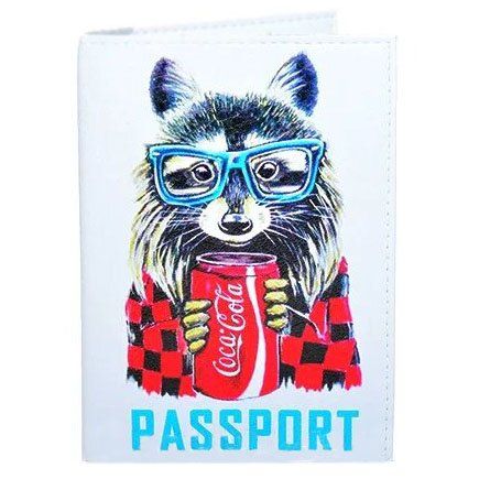 Обложка для паспорта Енот Passporty 186 купить недорого в Ты Купи