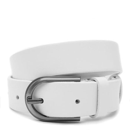 Женский кожаный ремень Borsa Leather V1FX33-white купить недорого в Ты Купи