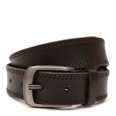 Мужской кожаный ремень Borsa Leather V1115FX04-brown купить недорого в Ты Купи