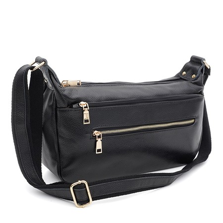 Жіноча шкіряна сумка Keizer K11199bl-black купити недорого в Ти Купи