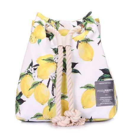 Женский летний рюкзак POOLPARTY pack-lemons купить недорого в Ты Купи