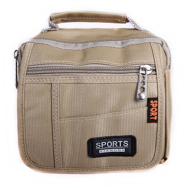 Небольшая мужская сумка бежевого цвета Sports NV302779 Бежевая купить недорого в Ты Купи