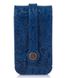 Синяя ключница из кожи HiArt Mehendi Art