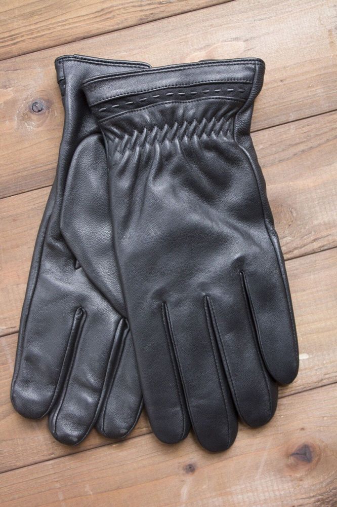 Чоловічі сенсорні шкіряні рукавички Shust Gloves 931s1 купити недорого в Ти Купи