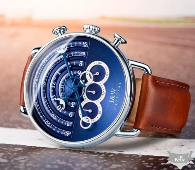 Мужские механические наручные часы Carnival Movement (8709) купить недорого в Ты Купи