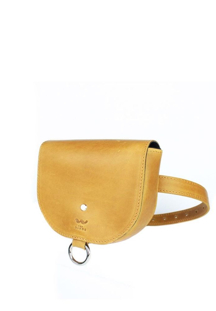 Женская кожаная сумка Ruby S желтая винтажная TW-RUBBY-SMALL-YELL-CRZ купить недорого в Ты Купи