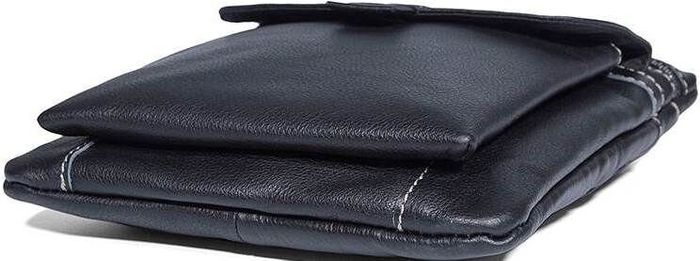 Чоловіча шкіряна сумка Vintage 14552 Чорний купити недорого в Ти Купи