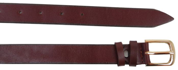 Женский кожаный ремень Skipper 1430-30 коричневый купить недорого в Ты Купи