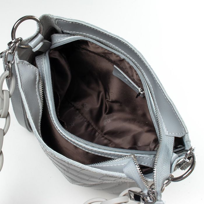 Жіноча шкіряна сумка класична ALEX RAI 07-02 9704 l-grey купити недорого в Ти Купи