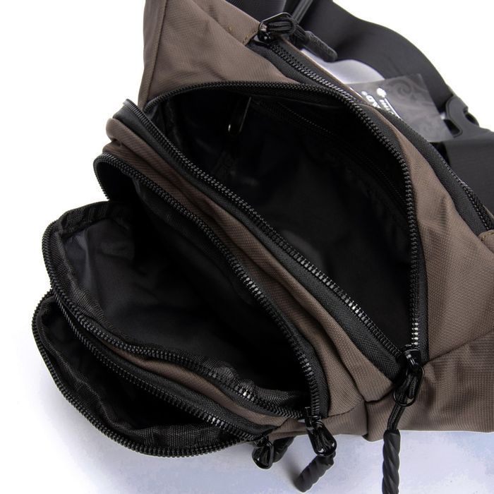Мужская сумка на пояс Lanpad deep khaki купить недорого в Ты Купи