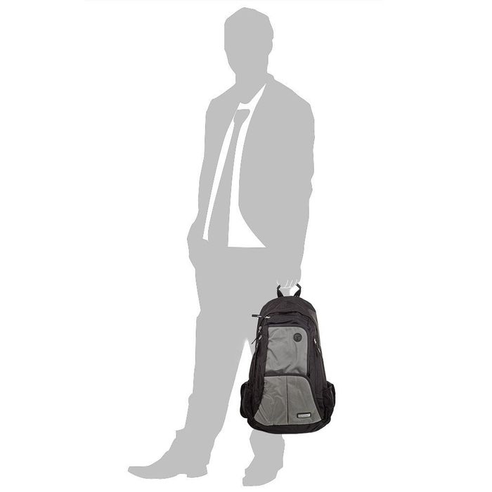Чоловічий чорний зручний місткий якісний рюкзак ONEPOLAR купити недорого в Ти Купи