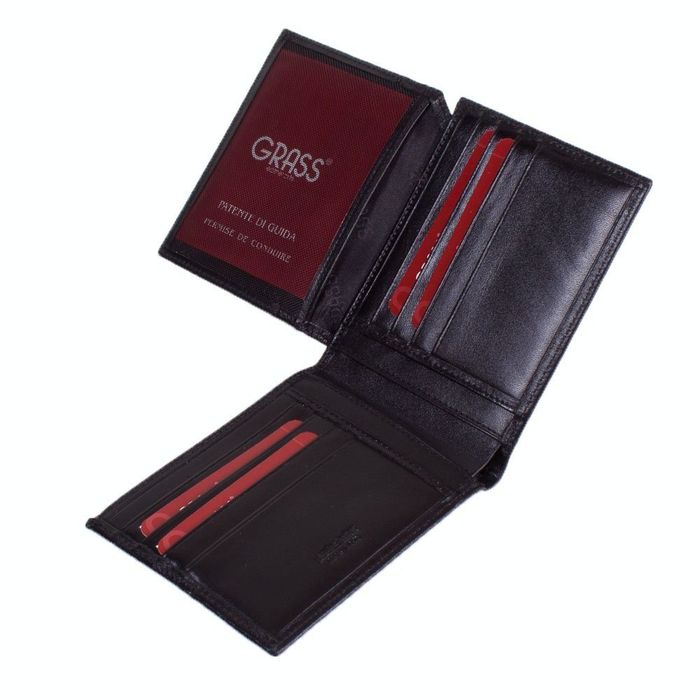 Чоловічий гаманець зі шкіри GRASS (ГРАСС) SHI316-1 купити недорого в Ти Купи