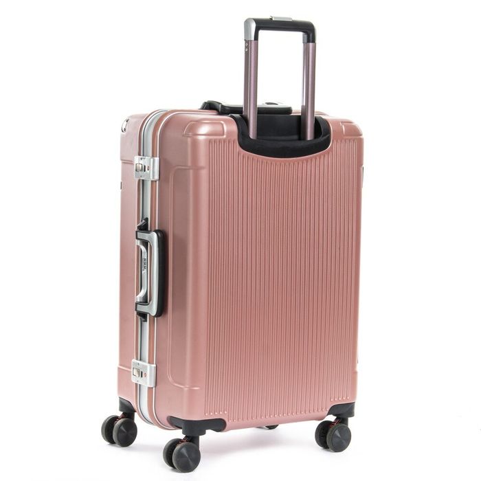 Комплект валіз 2/1 ABS-пластик PODIUM 04 pink замок 31485 купити недорого в Ти Купи