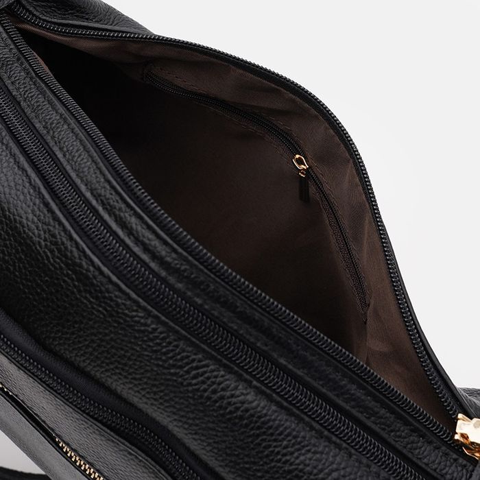 Жіноча шкіряна сумка Keizer K11199bl-black купити недорого в Ти Купи