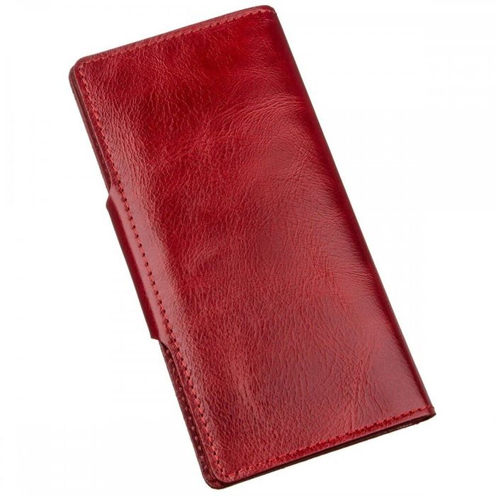Жіночий гаманець зі шкіри Алькор SHVIGEL 16172 Червоний купити недорого в Ти Купи