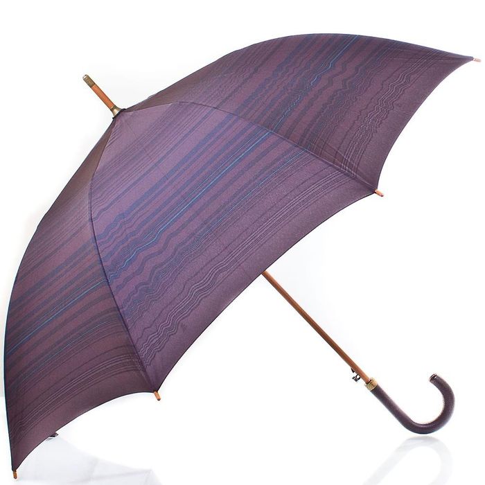 Зонт-трость мужской коричневый полуавтомат с большим куполом ZEST купить недорого в Ты Купи