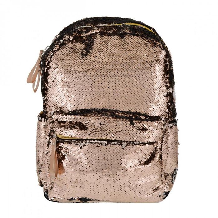 Молодежный рюкзак с пайетками YES 13 л GS-01 «Gold» (557676) купить недорого в Ты Купи