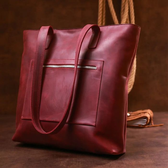 Женская кожаная сумка шоппер Shvigel 16350 купить недорого в Ты Купи