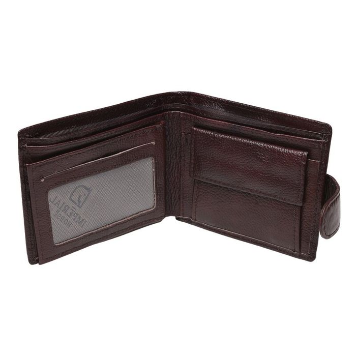 Чоловічий шкіряний гаманець Horse Imperial K1010a-black купити недорого в Ти Купи
