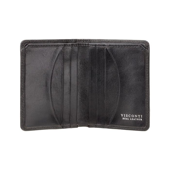 Кожаный мужской кошелек с RFID защитой Visconti cr91 blk купить недорого в Ты Купи