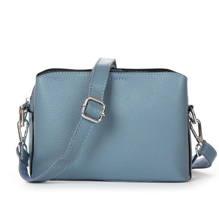 Женская кожаная сумка классическая ALEX RAI 99113 blue купить недорого в Ты Купи